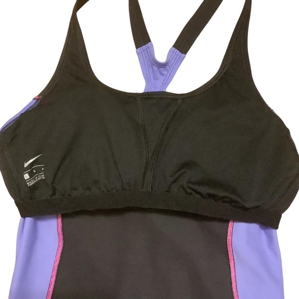 NIKE COLOUR SURGE POWERBACK TANKINI TOP/ Size L - Picture 7 of 12